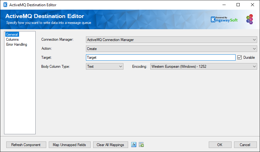 ActiveMQ Destination Component